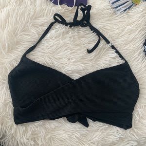 Black bikini top